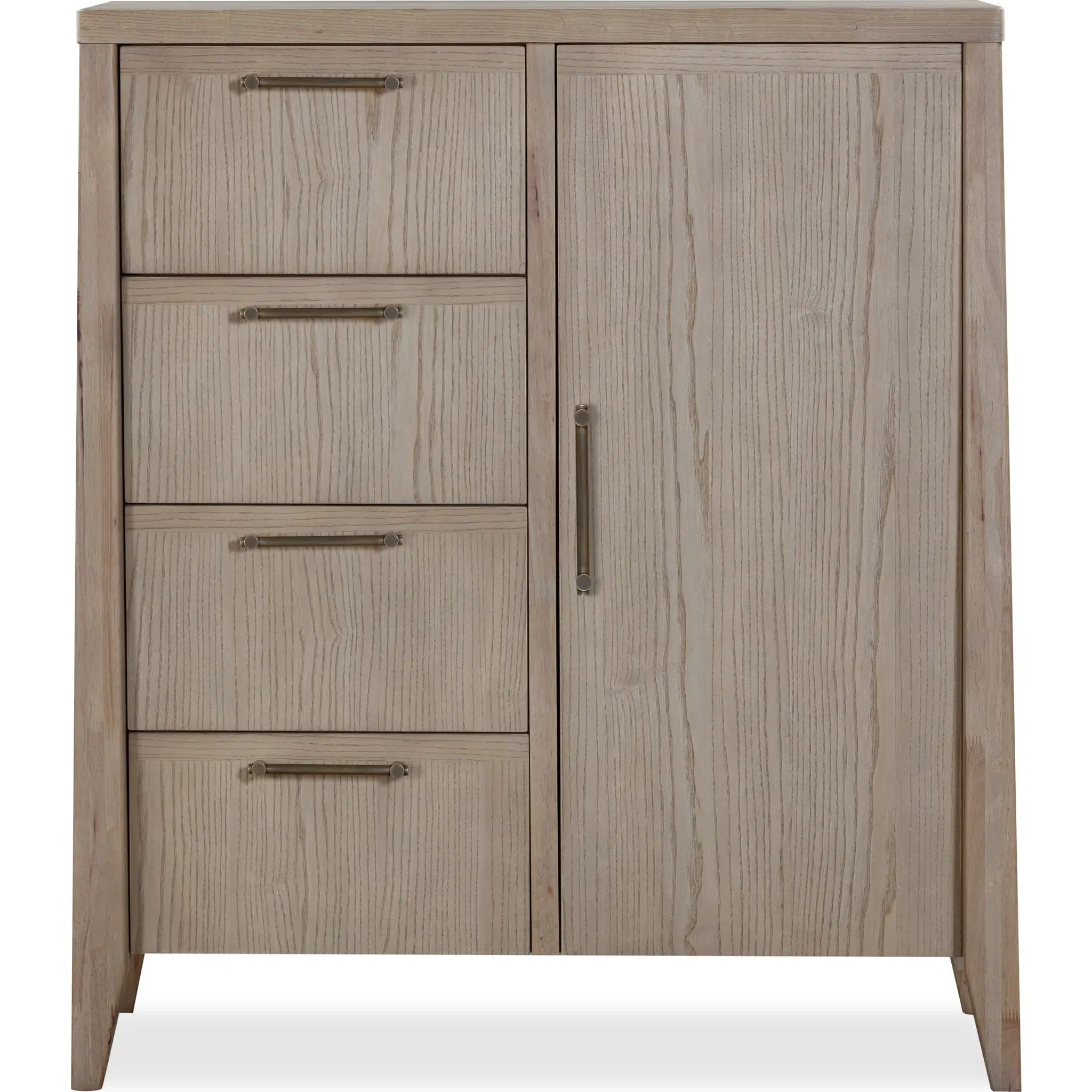 Sumire Four Drawer Natural Ash Wood Chest - Image 3