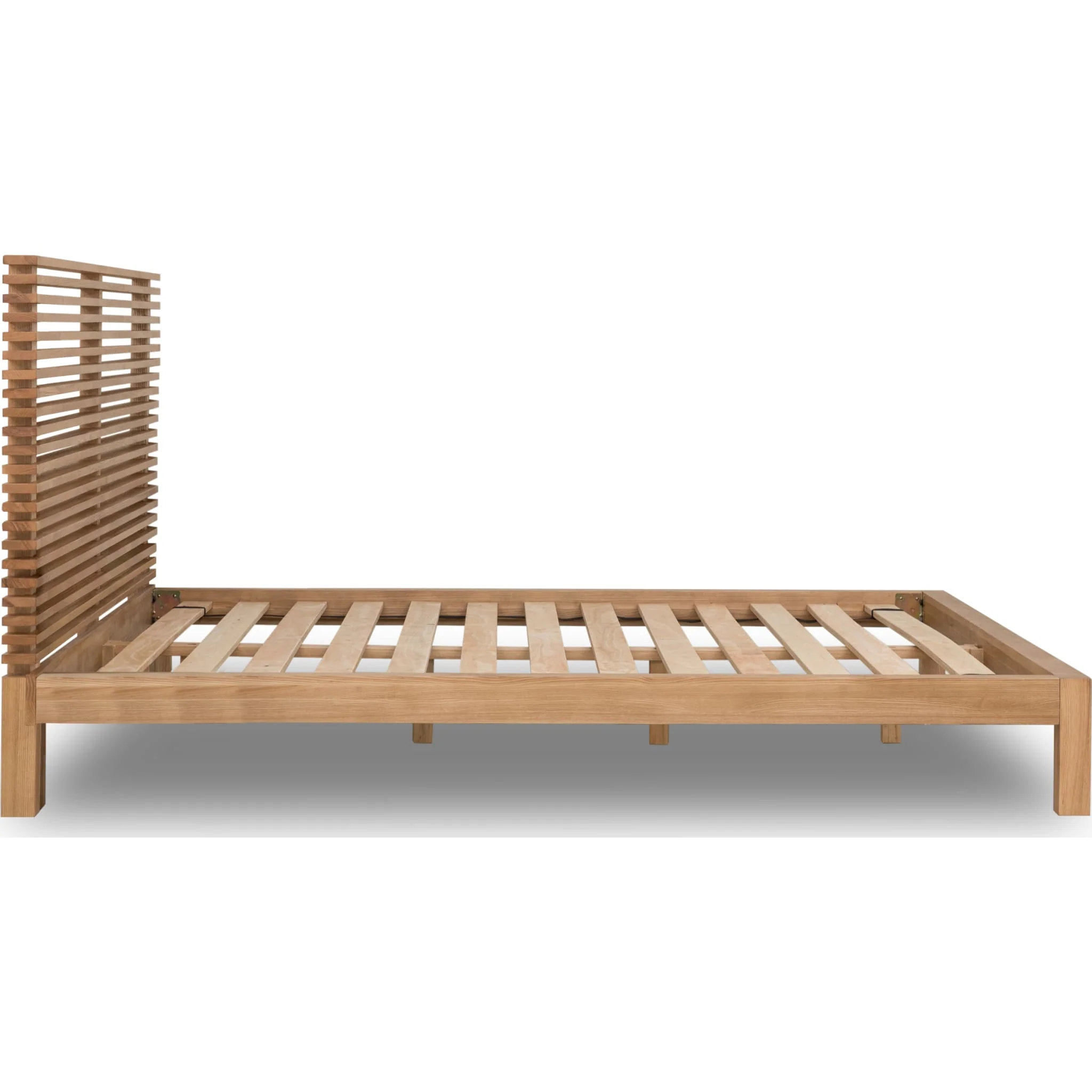 Tanner Scandinavian Light Wood Bed Platform Bed - Image 7