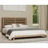 Tanner Scandinavian Light Wood Bed Platform Bed