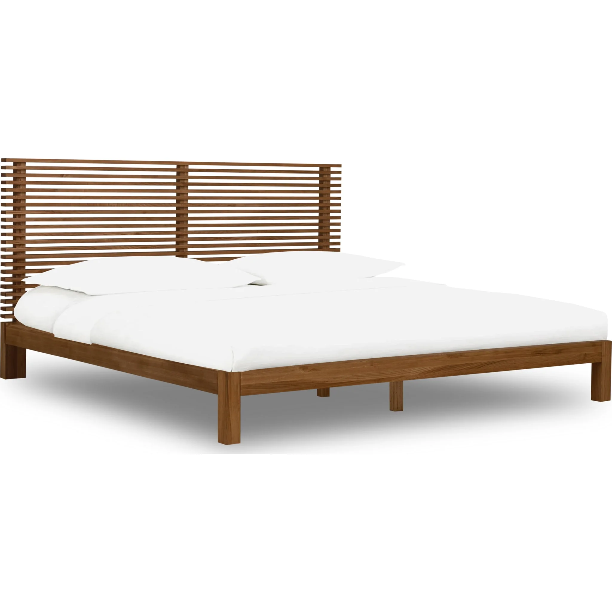 Tanner Scandinavian wood bed platform - Image 4