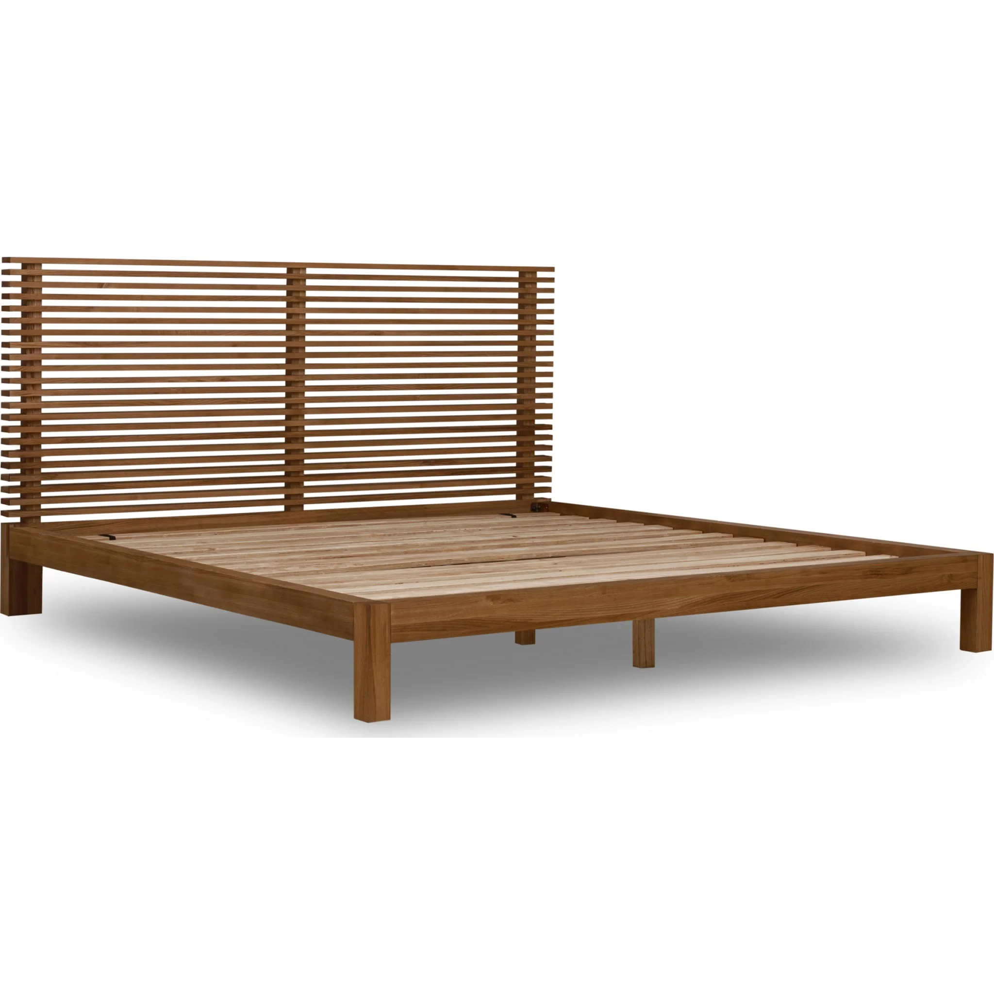 Tanner Scandinavian wood bed platform - Image 6