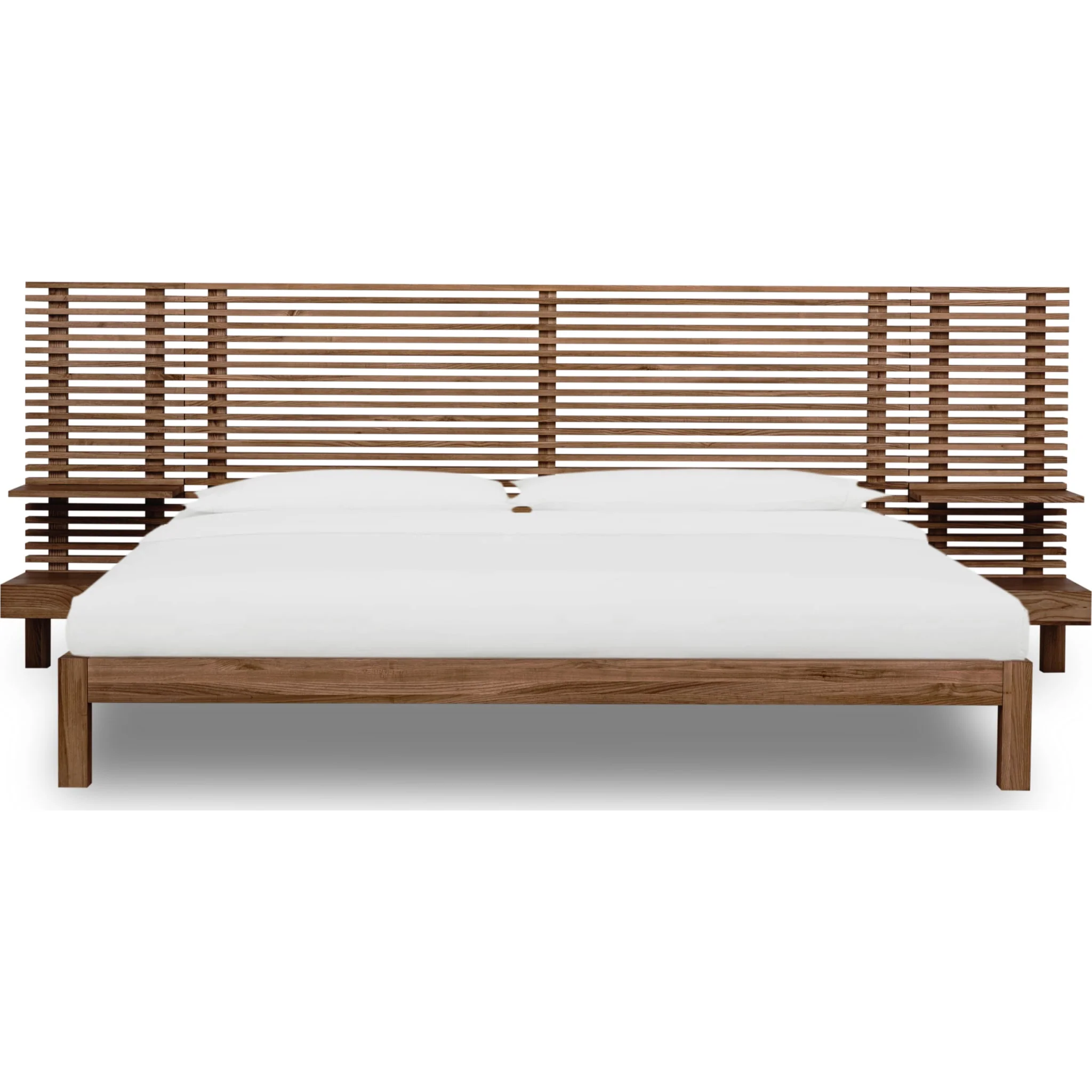 Tanner Scandinavian Wall Bed with Integrated Nightstands - Image 2