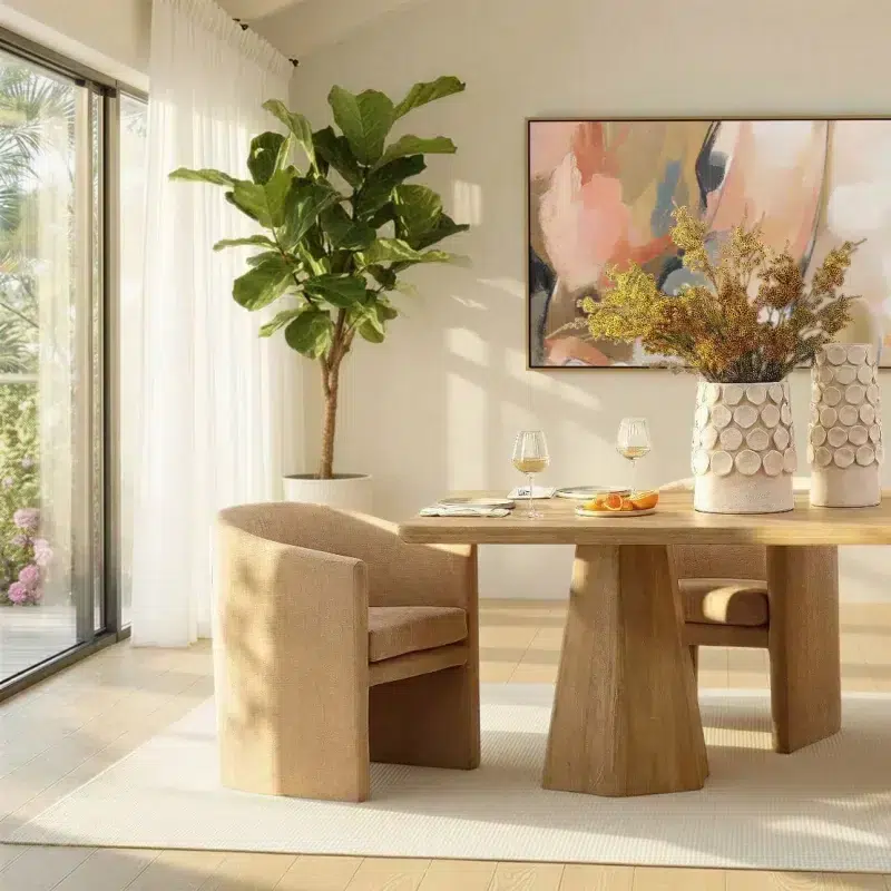 Solid wood dining furniture