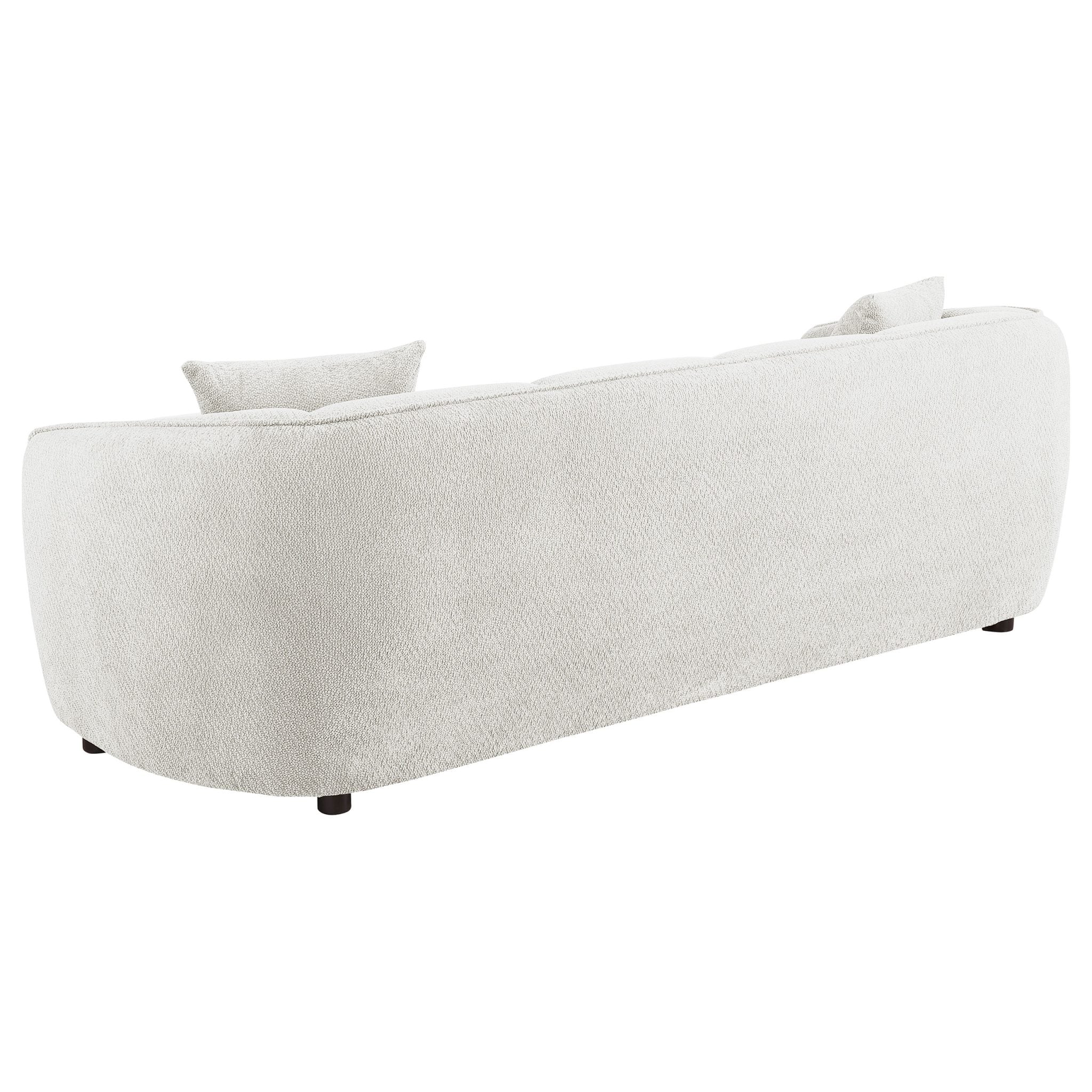 Aleisha Soft Fabric Round Sofa Set - Image 4