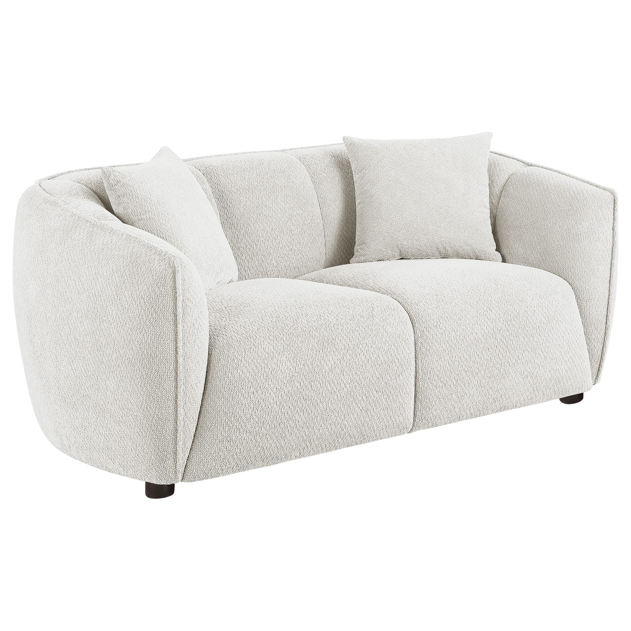 Aleisha Soft Fabric Round Sofa Set - Image 5