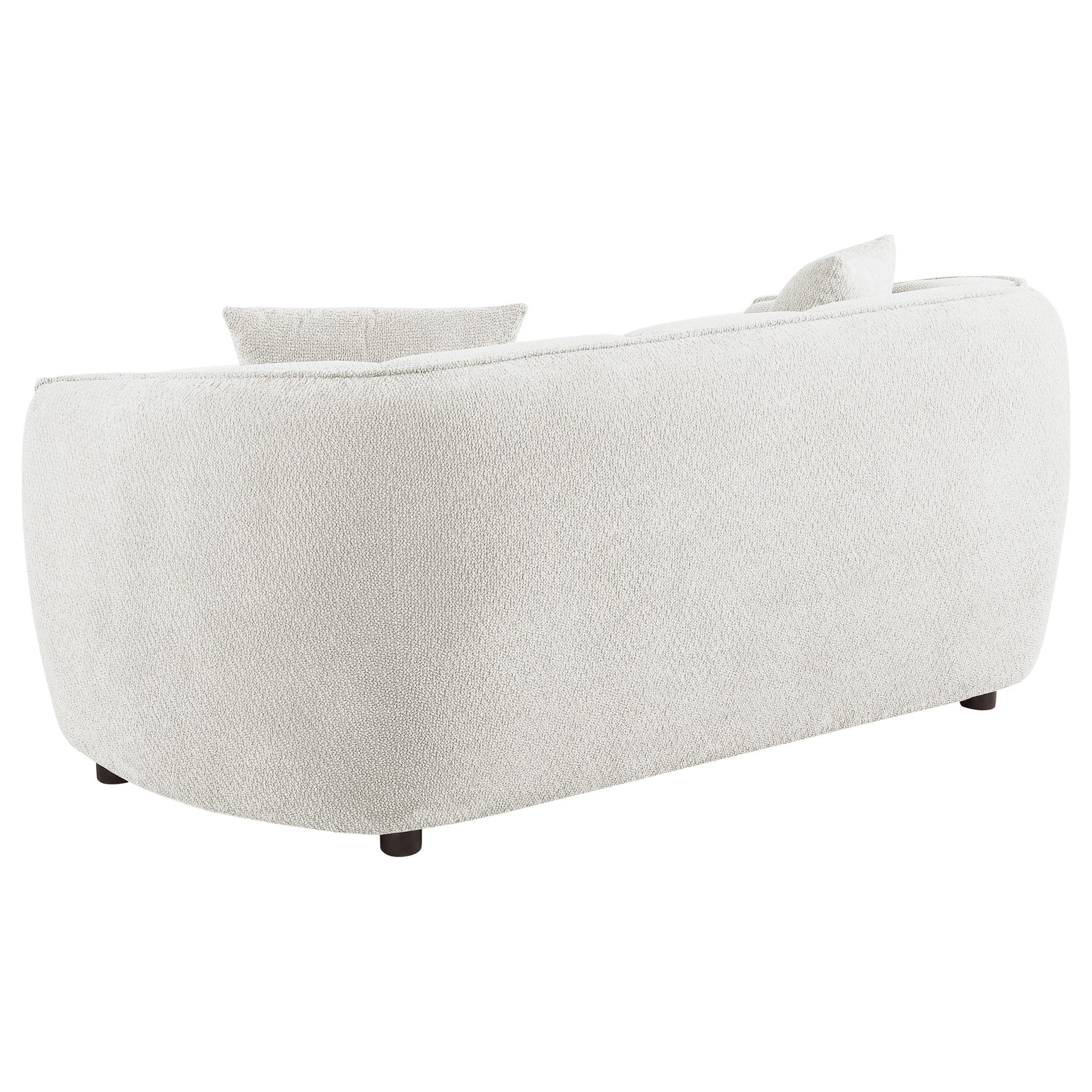 Aleisha Soft Fabric Round Sofa Set - Image 6