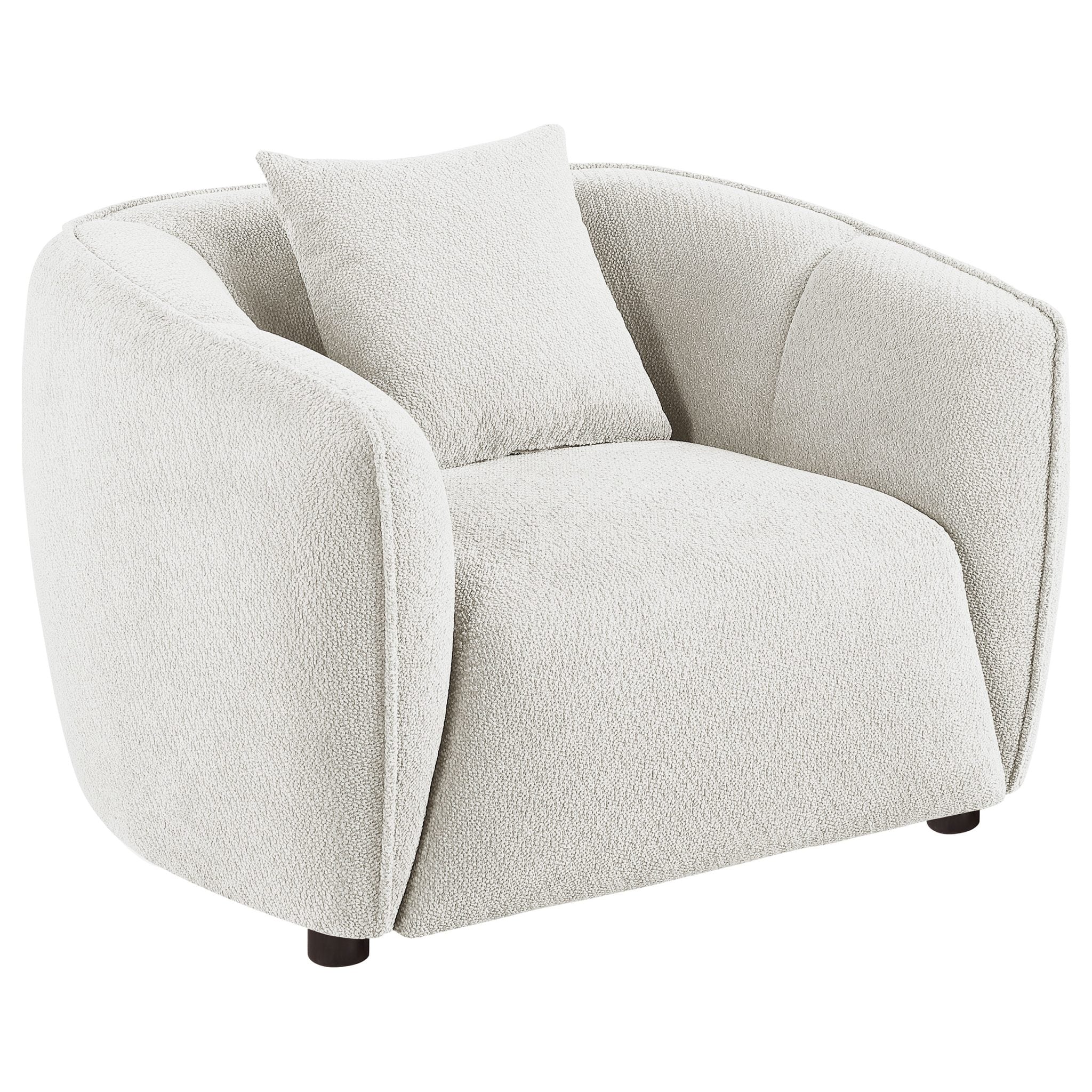 Aleisha Soft Fabric Round Sofa Set - Image 7