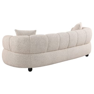 Whitney Contemporary Curved Channel Tufted Sofa