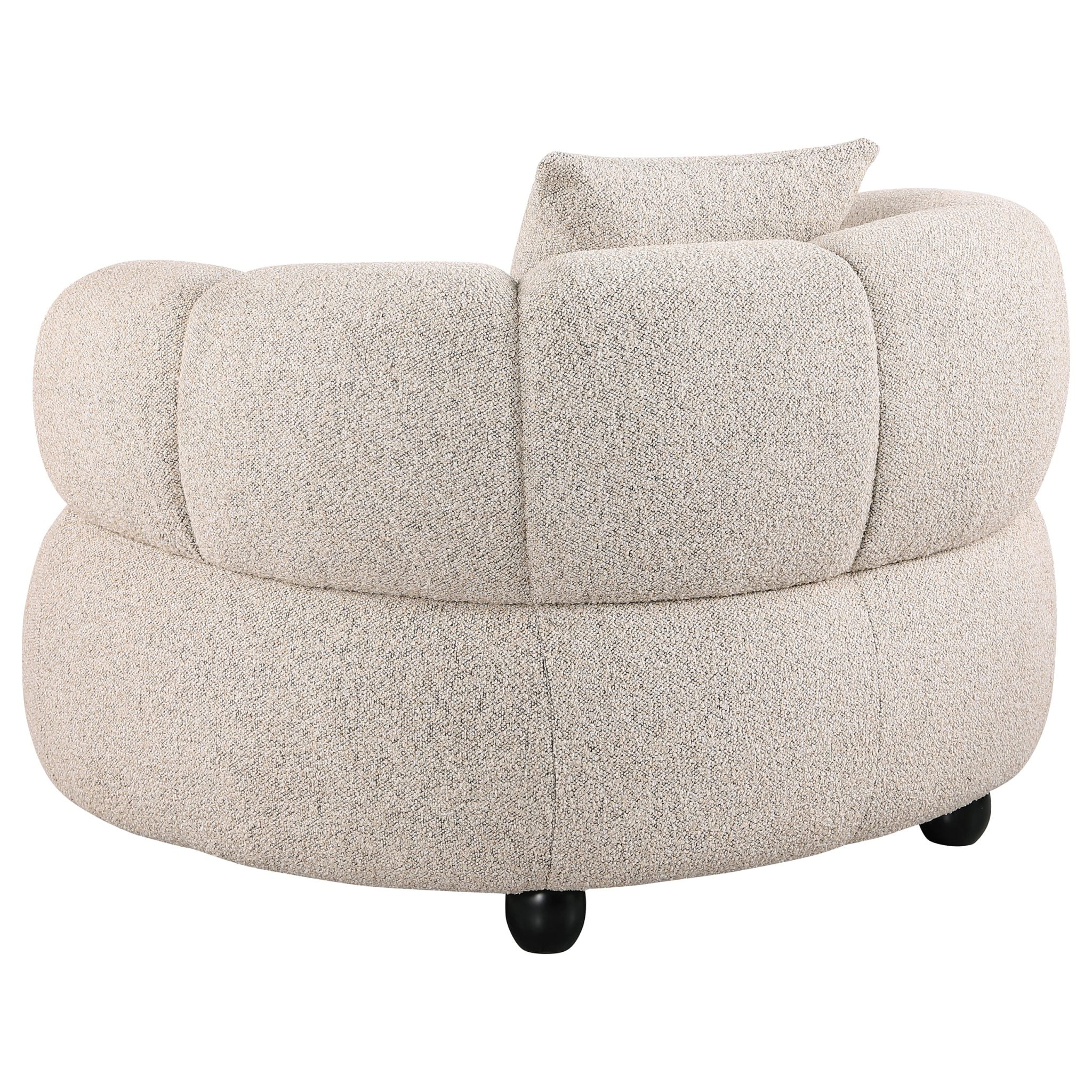 Whitney Contemporary Curved Channel Tufted Sofa - Image 7