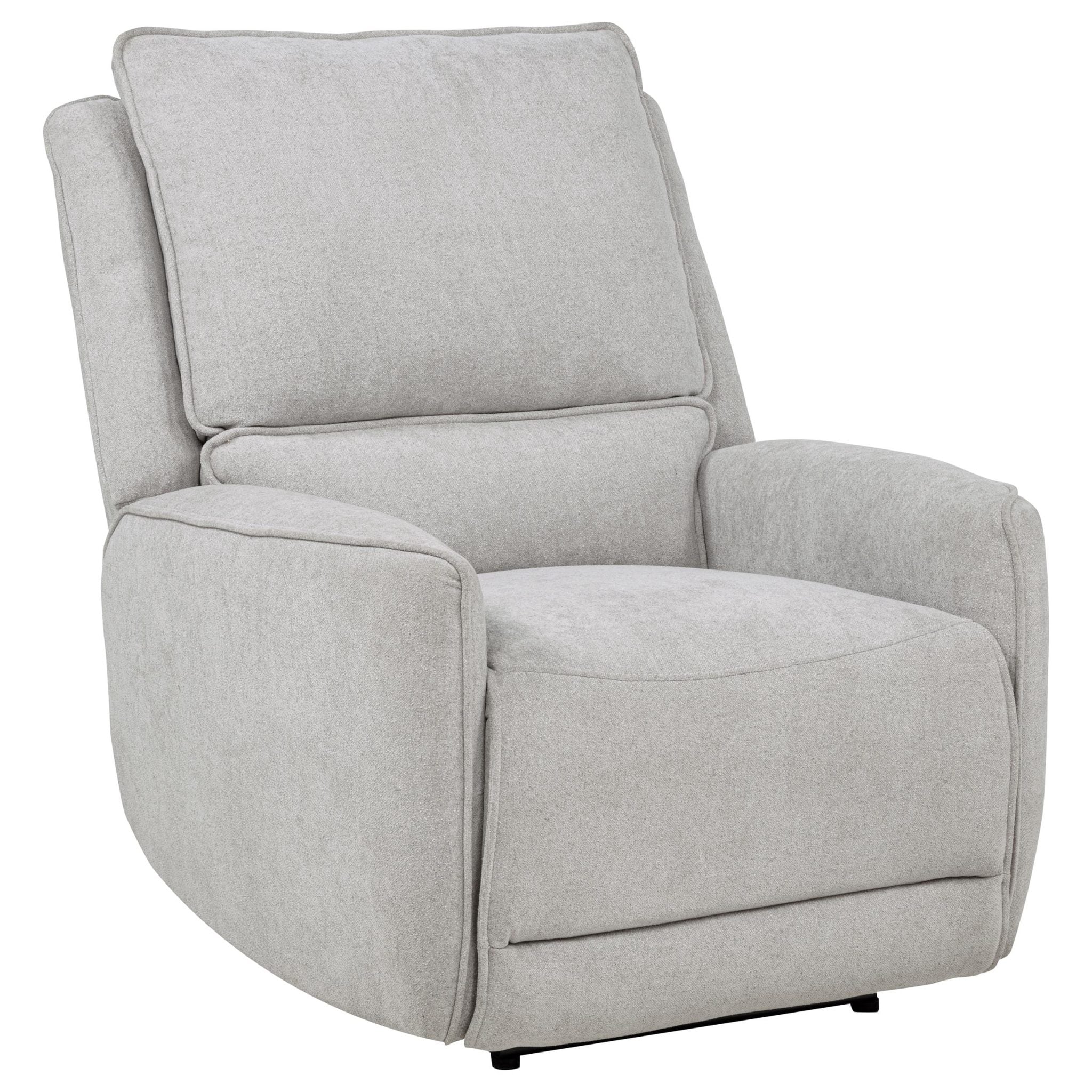 Sylmar Light Gray Chenille Power Reclining Sofa - Image 9