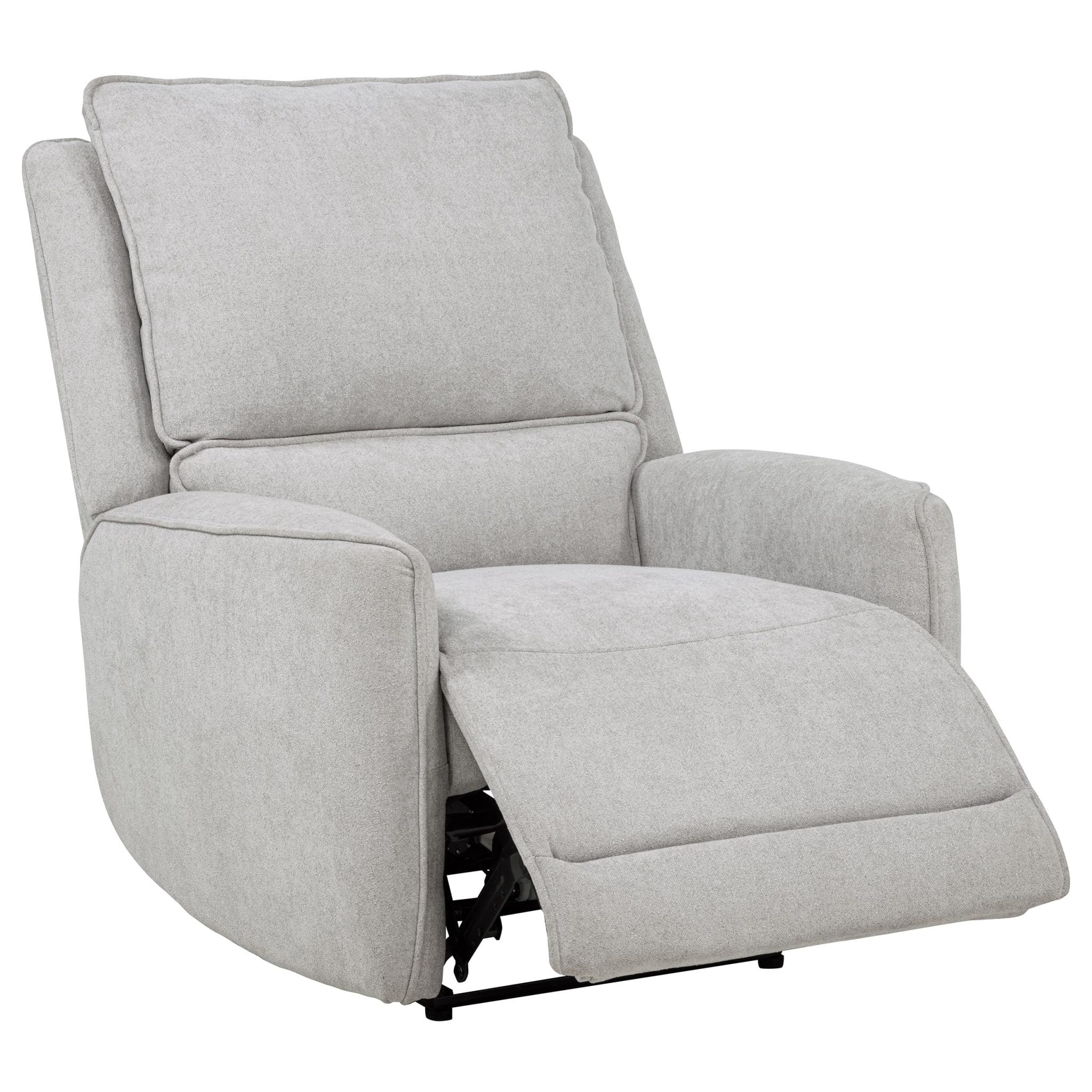 Sylmar Light Gray Chenille Power Reclining Sofa - Image 10