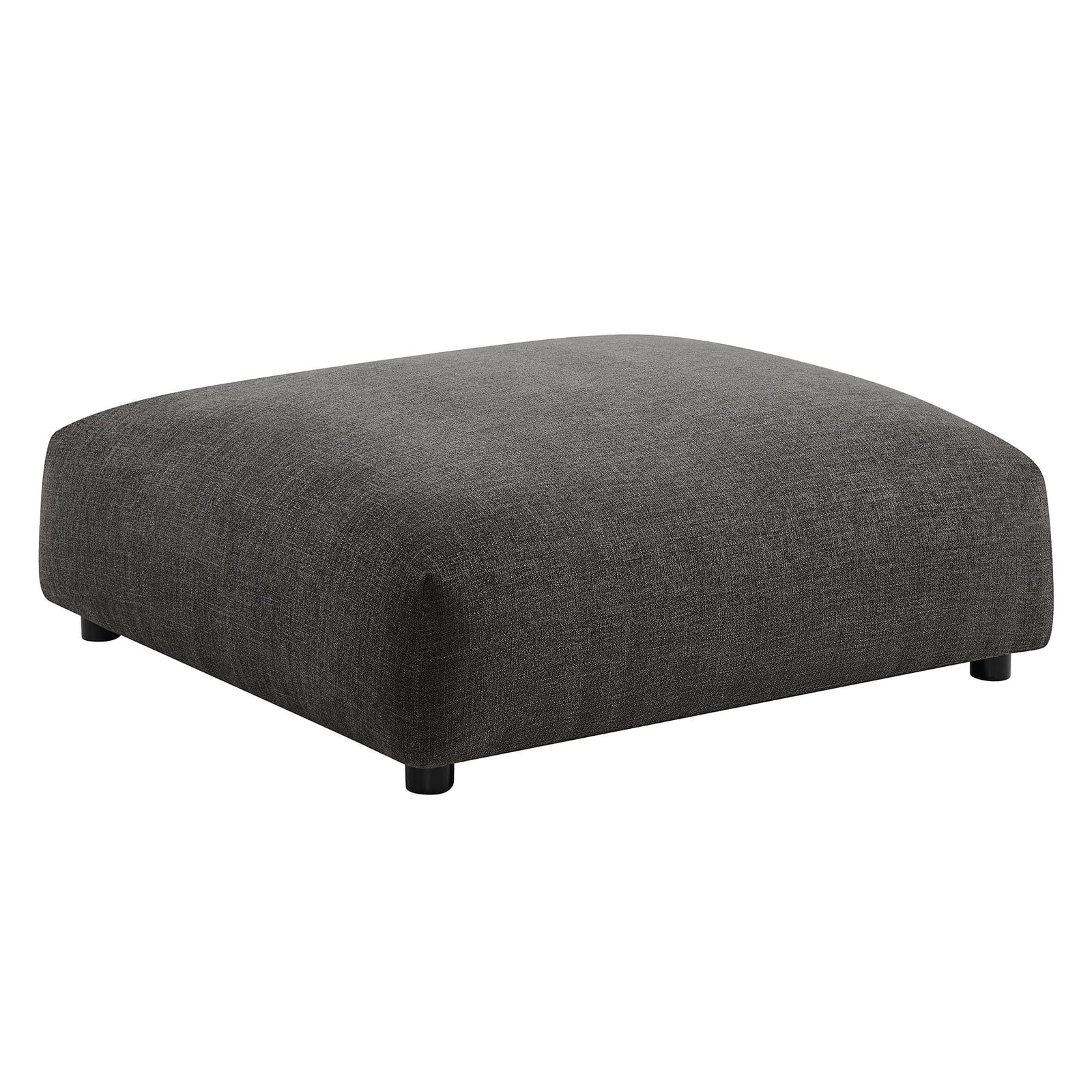 Solace Charcoal Grey Low Profile Pillow Back Sofa - Image 2