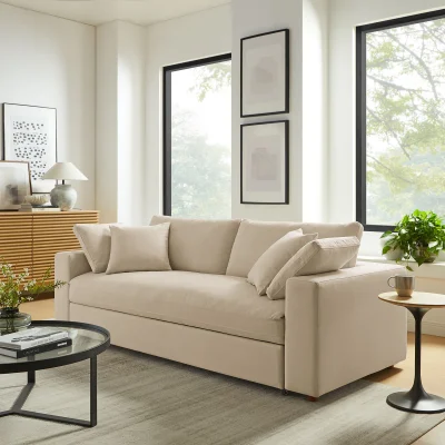 Alternative view of Commix Cloud Beige Soft Fabric Sofa