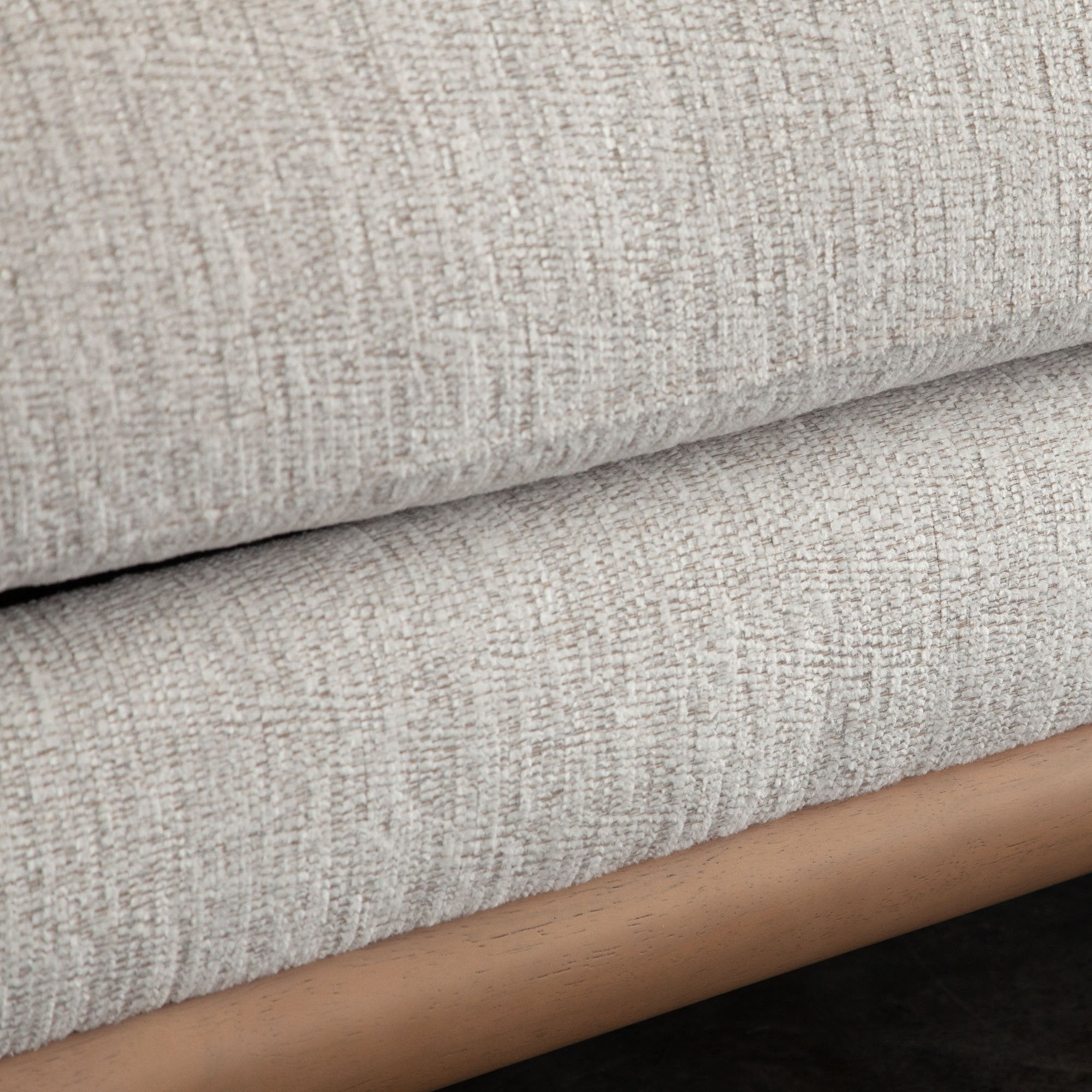 Fallon Barley Soft Padded Solid Wood Base Sofa - Image 4