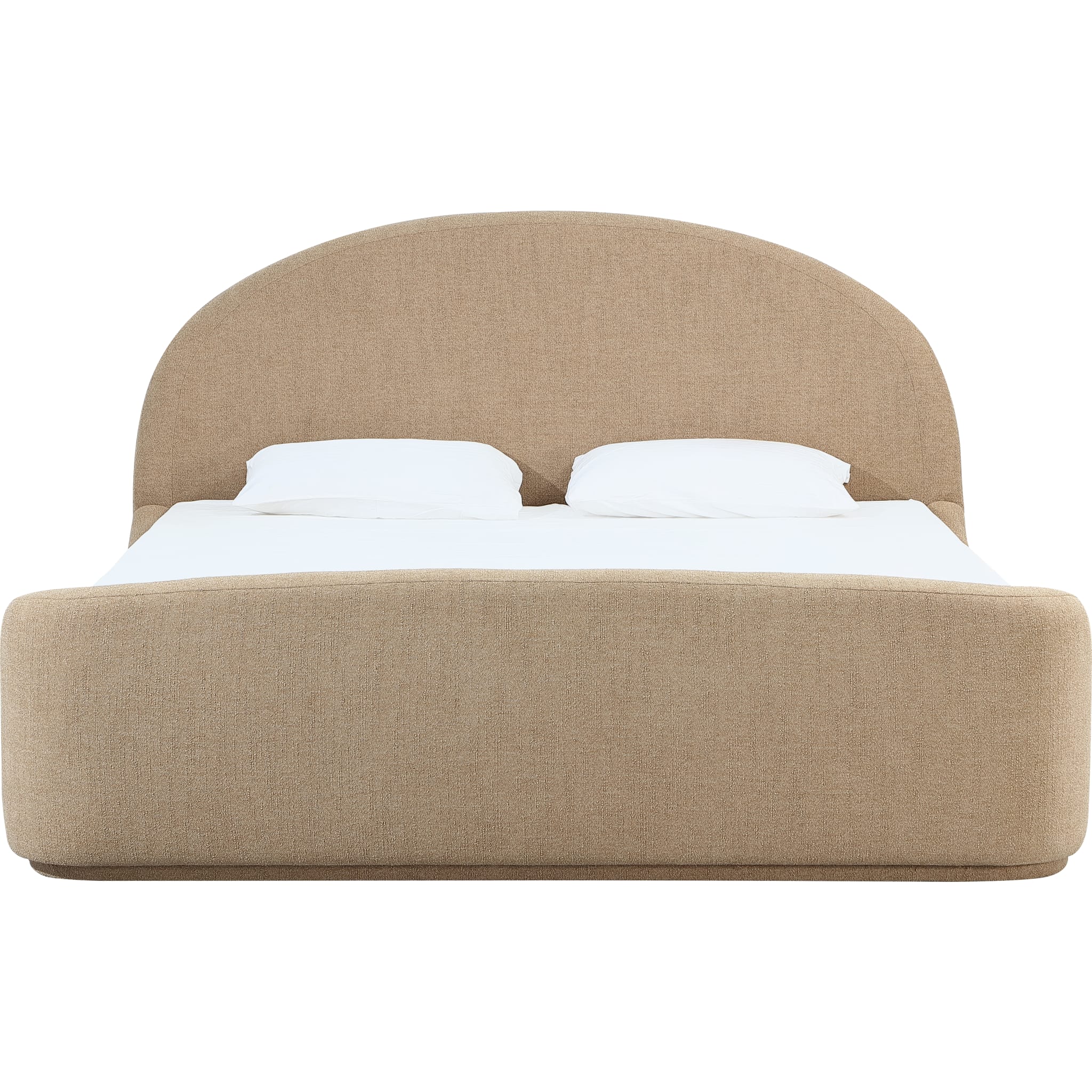 Colton Upholstered Tan Bed Frame - Image 6