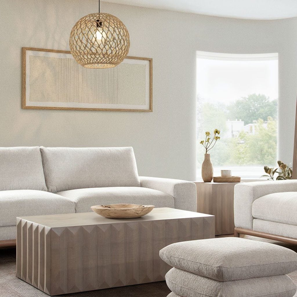 Fallon Barley Soft Padded Solid Wood Base Sofa
