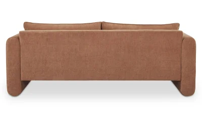 Moore Modern Pink Curved Sofa