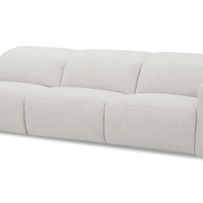 Alternative view of Wilder Off White Fabric Modern Reclining Sofa