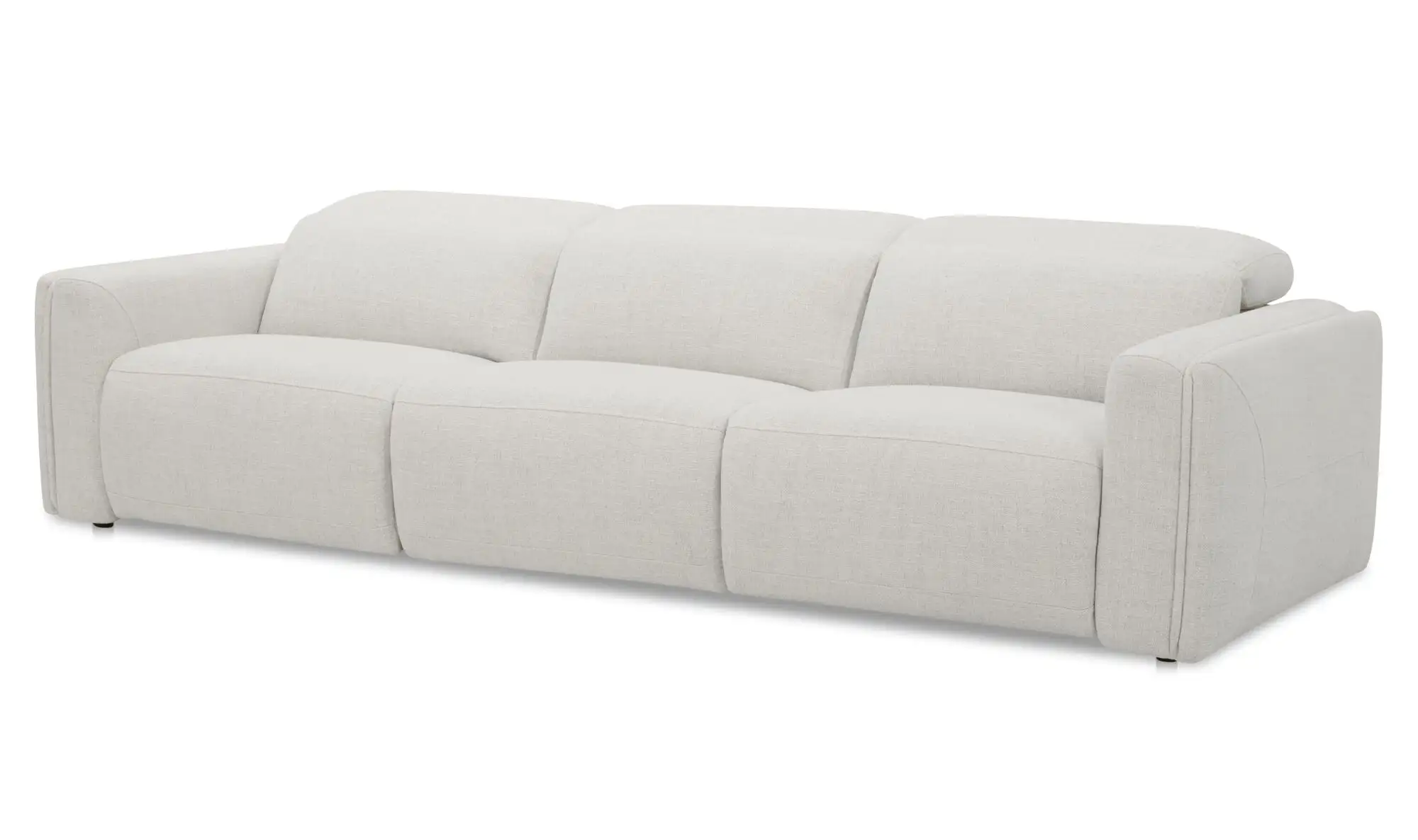 Wilder Off White Fabric Modern Reclining Sofa - Image 2