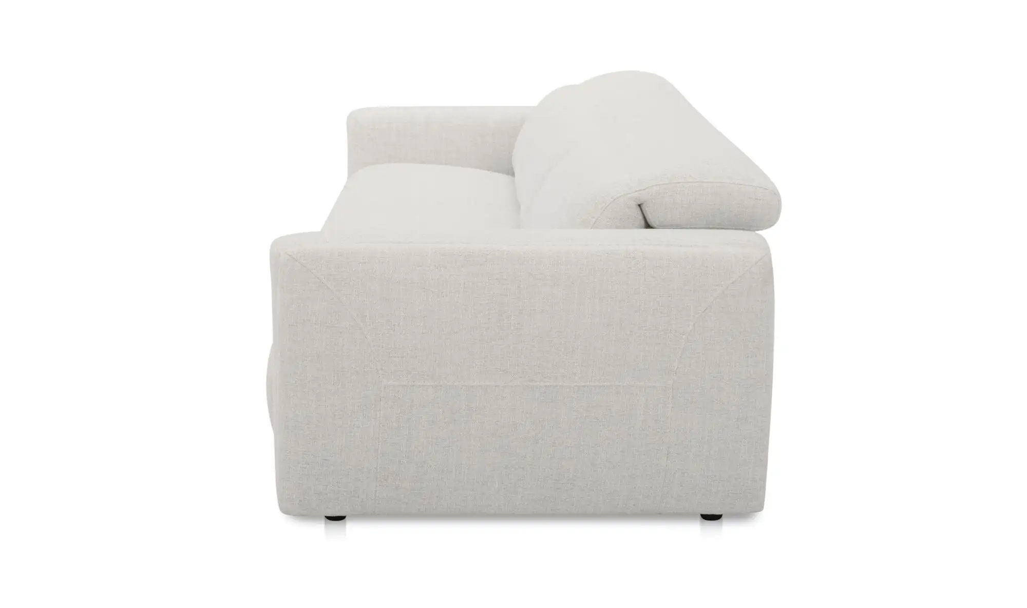 Wilder Off White Fabric Modern Reclining Sofa - Image 4