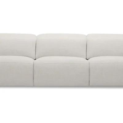 Wilder Off White Fabric Modern Reclining Sofa