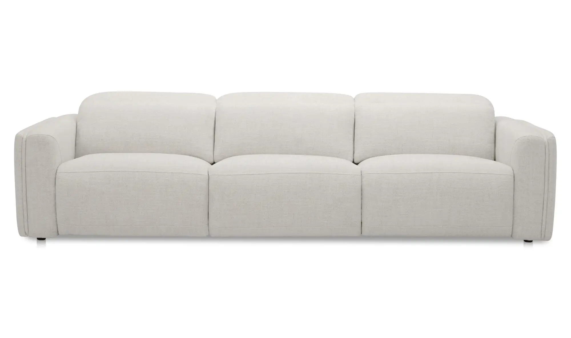 Wilder Off White Fabric Modern Reclining Sofa