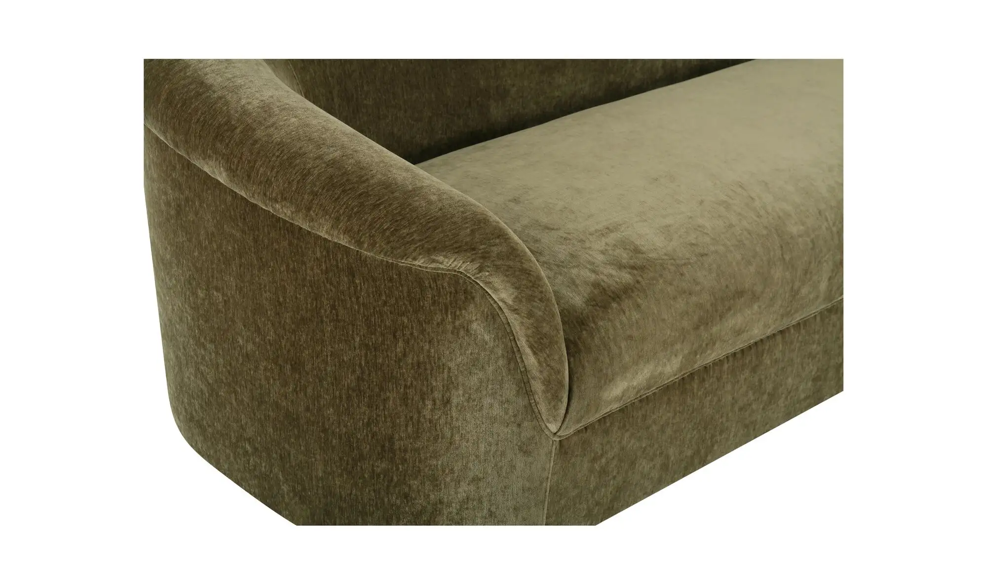 Thora Dark Green Rounded Sofa - Image 9