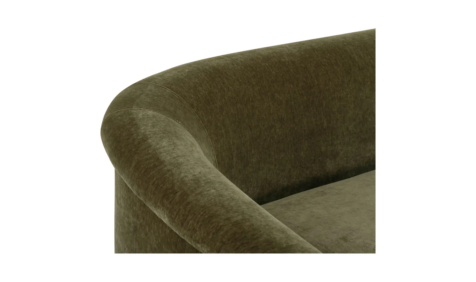 Thora Dark Green Rounded Sofa - Image 10