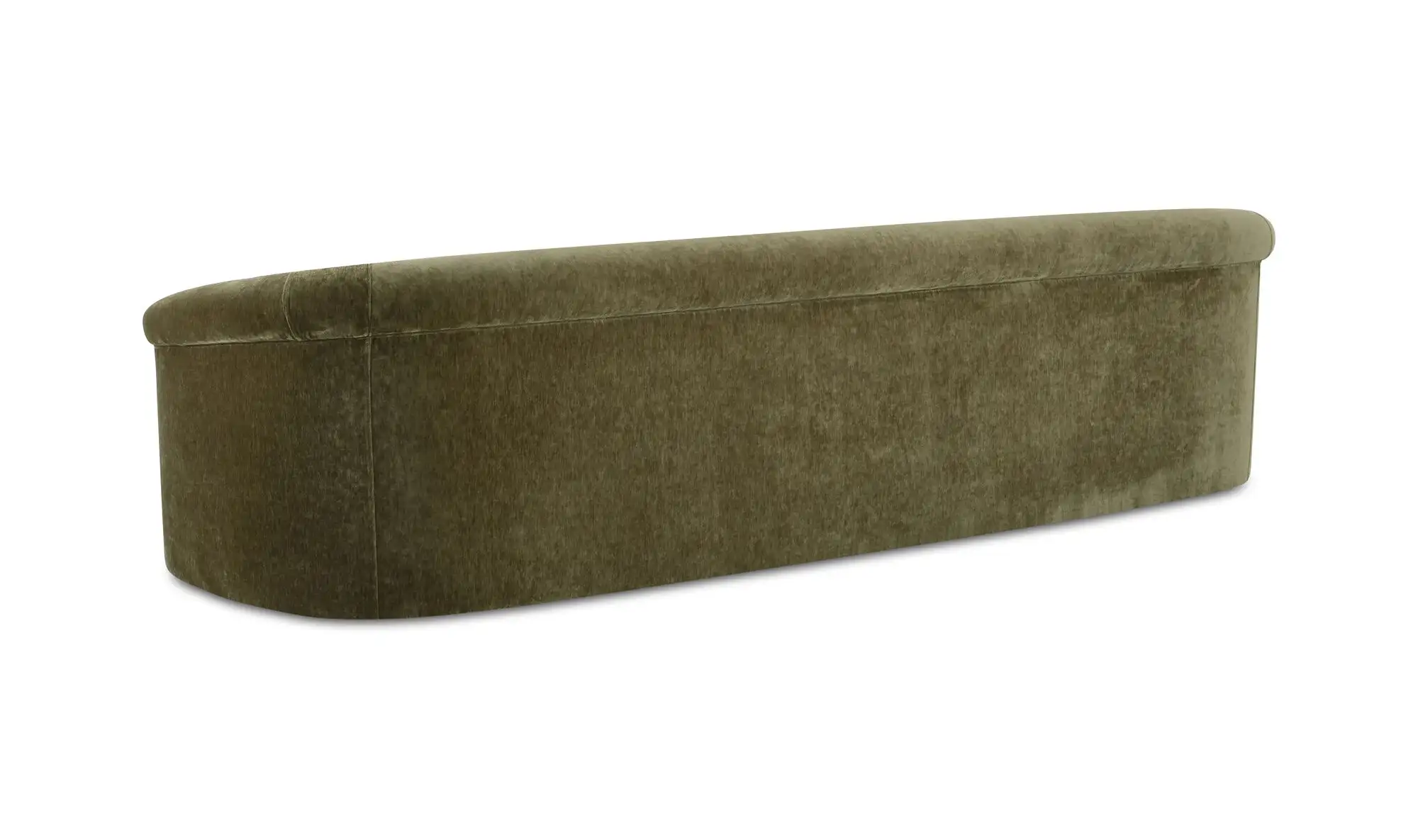 Thora Dark Green Rounded Sofa - Image 8