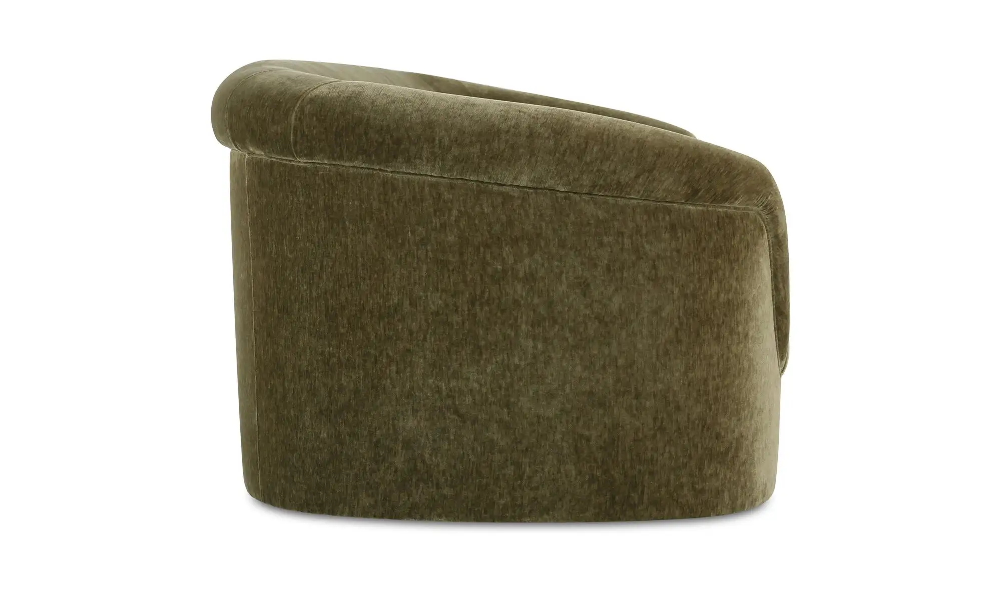Thora Dark Green Rounded Sofa - Image 6