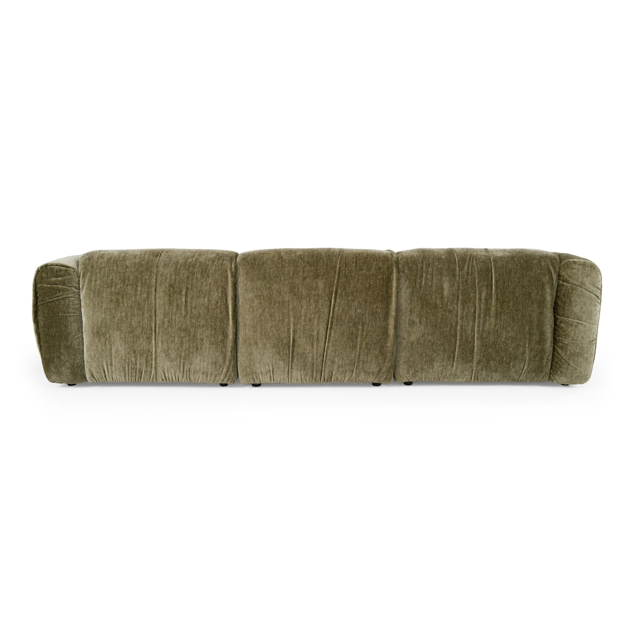 Siegal Olive Green Curved Sofa Set - Image 5