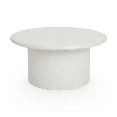 Nysa Outdoor White Weather Resistant Coffee Table