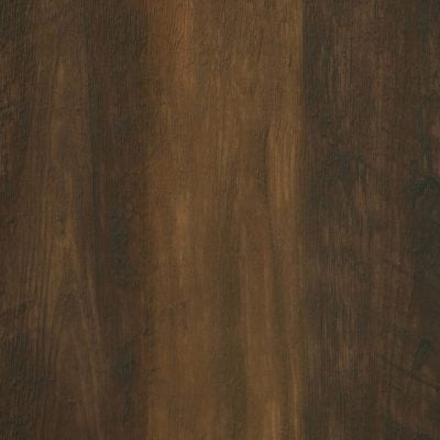 Sedona 60-inch TV stand in dark pine wood, overhead view