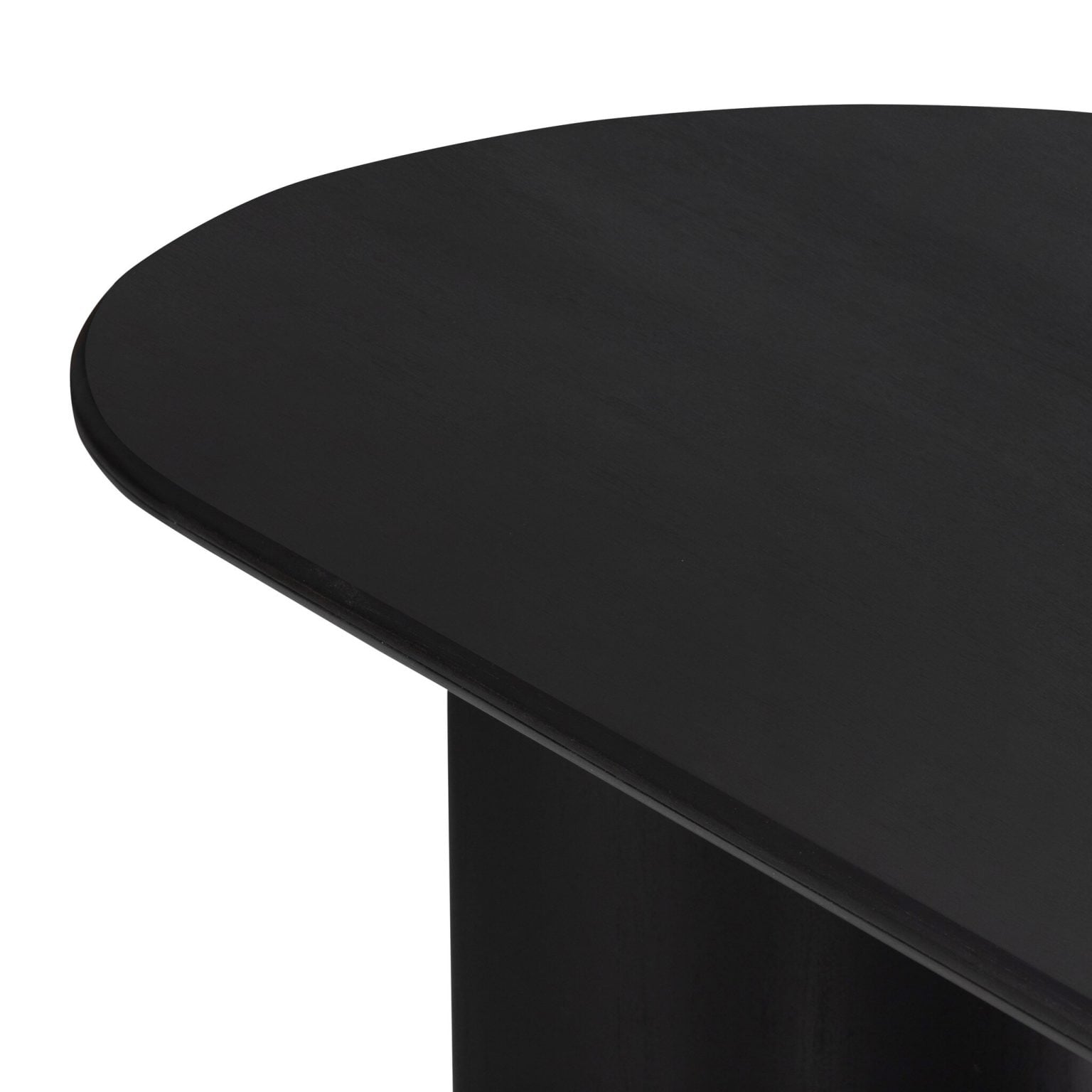 Paden 94-Inch Black Acacia Oval Dining Table - Image 6