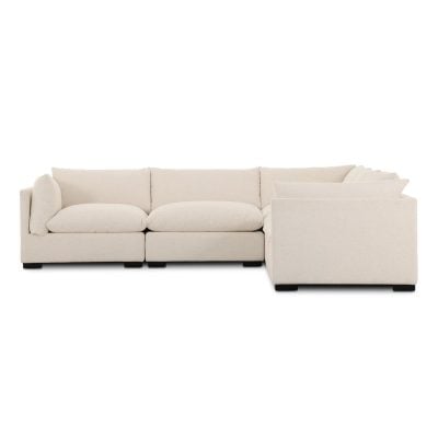 Westwood 5-Piece Modular Sectional in Crypton Nomad Snow - Image 3
