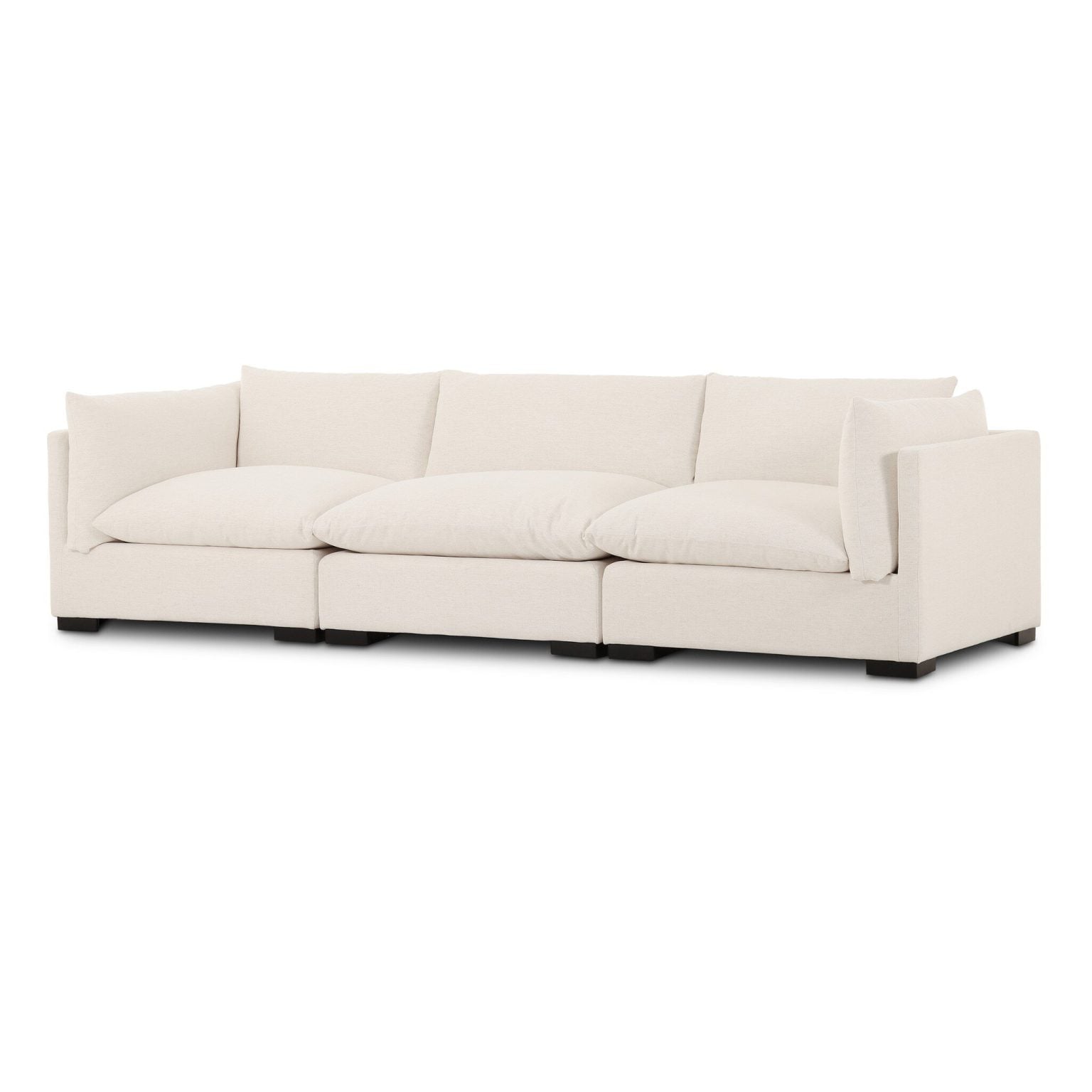 Alternative view of Westwood 3-Piece Sectional Sofa in Crypton Nomad Snow