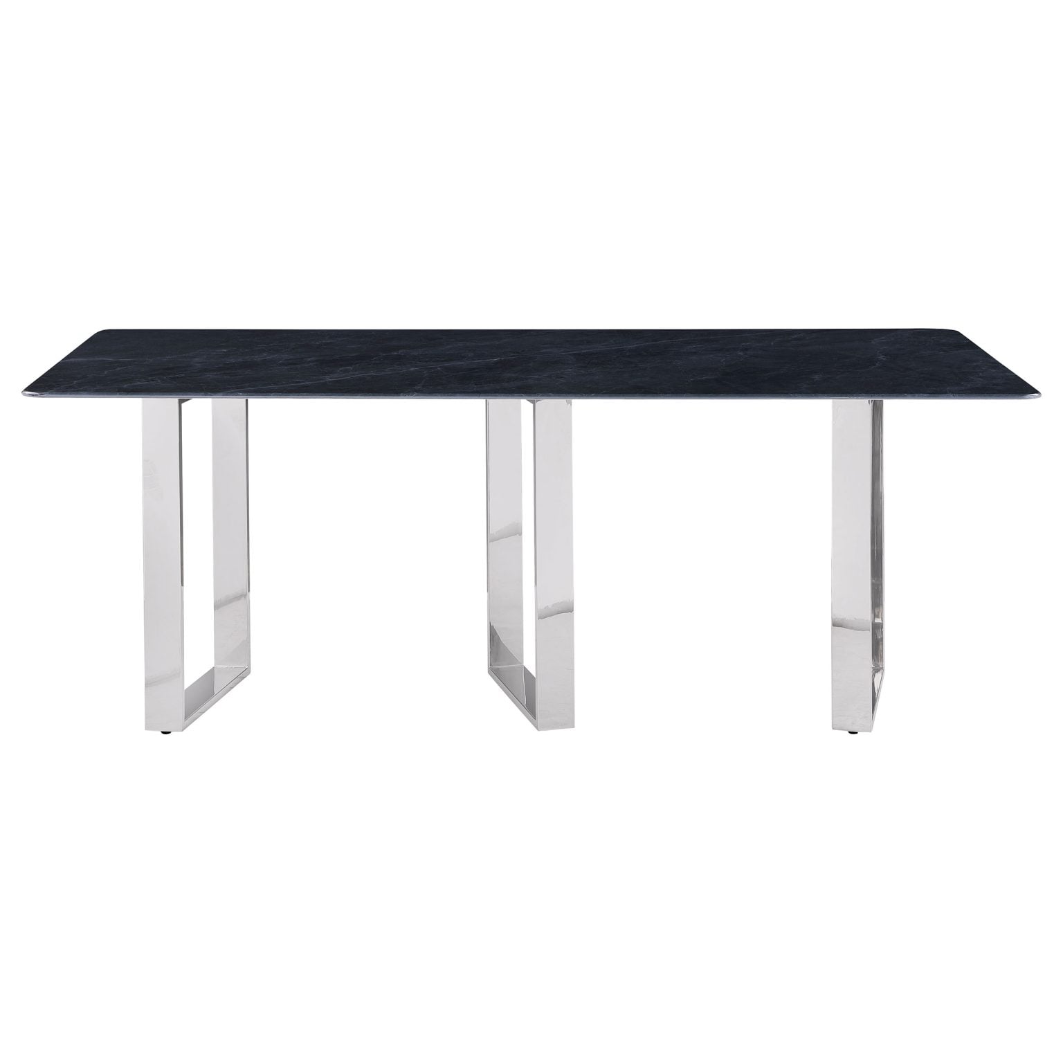 Desden 79-Inch Grey Sintered Stone Dining Table - Image 3