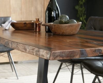 Ditman 80-Inch Grey Sheesham Live Edge Table - Image 7