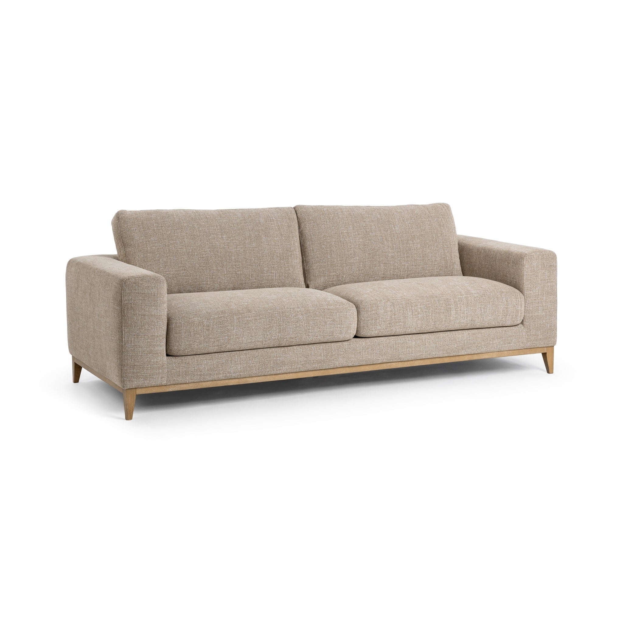 Donovan Upholstered Sofa in Bisque - front view