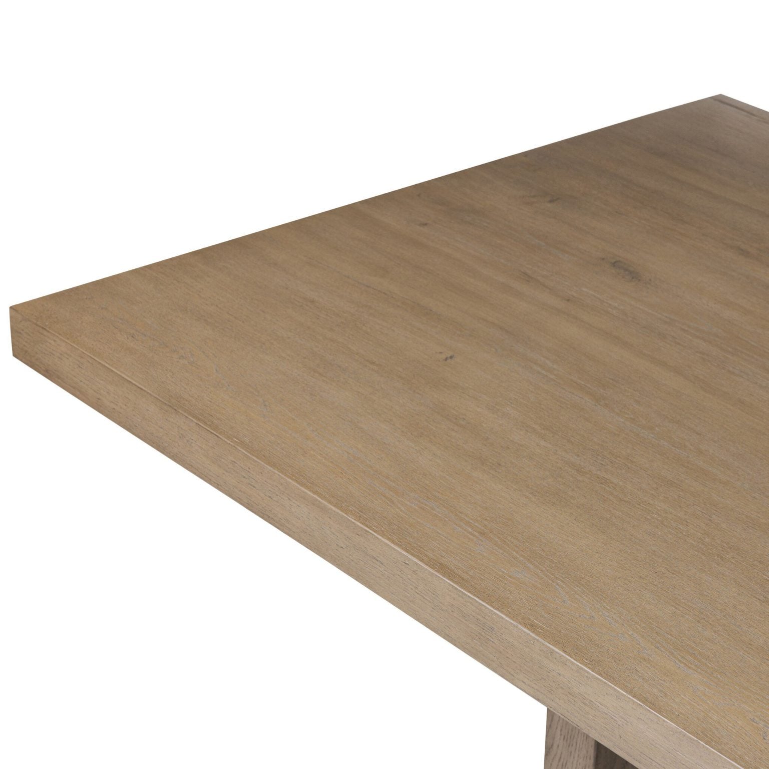 Matthes 96-Inch Rustic Grey Oak Dining Table - Image 5