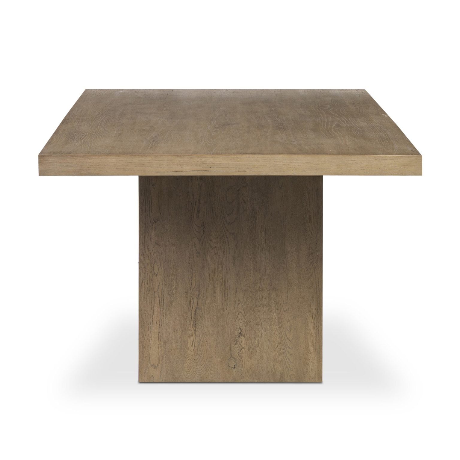 Alternative view of Matthes 96-Inch Rustic Grey Oak Dining Table