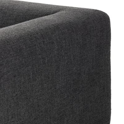 Lawndale Charcoal Wool-Blend Track-Arm Sofa - Image 6