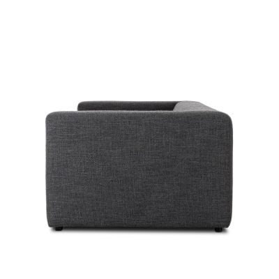 Lawndale Charcoal Wool-Blend Track-Arm Sofa - Image 3
