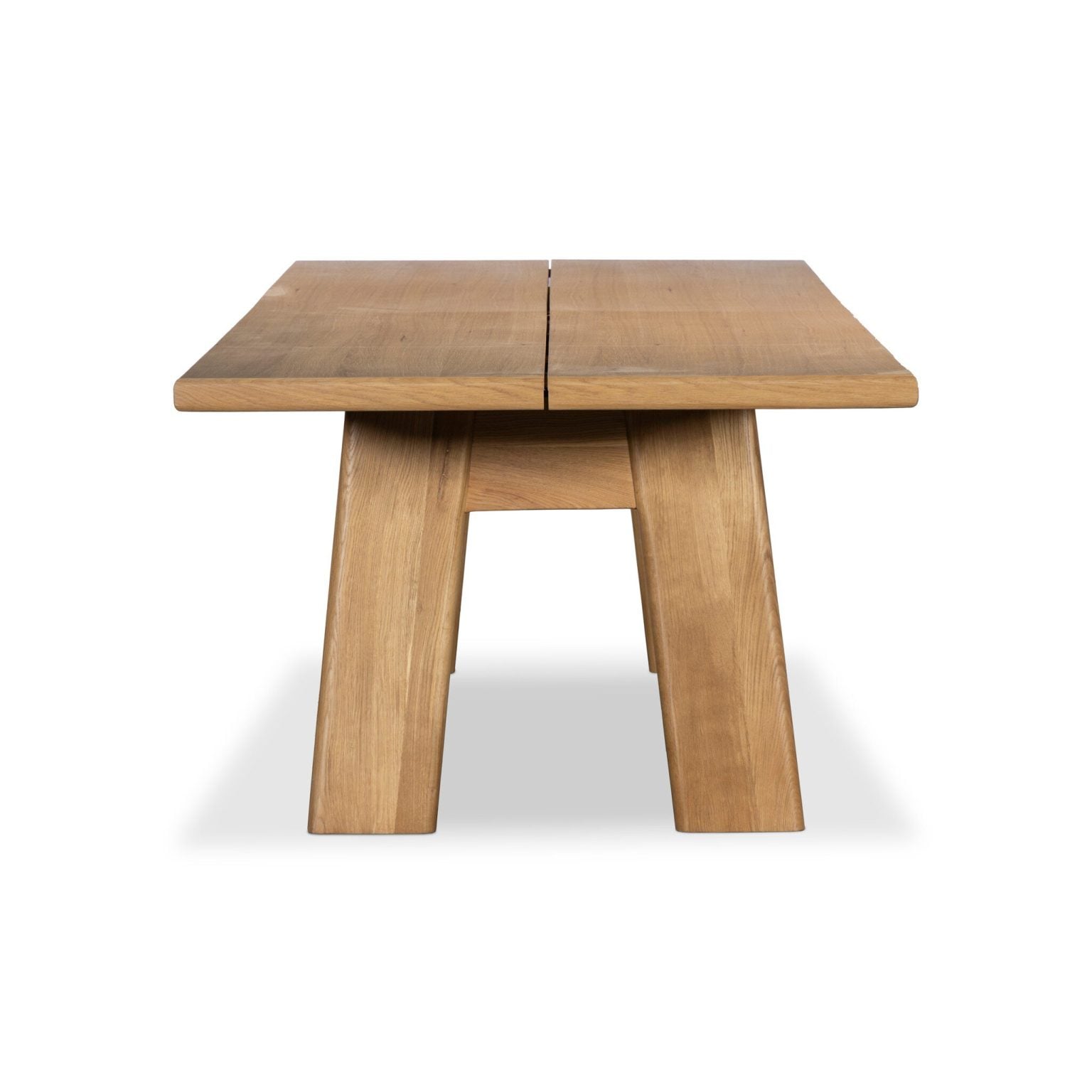 Alternative view of Jameson Grand 120-Inch Blonde Oak Dining Table