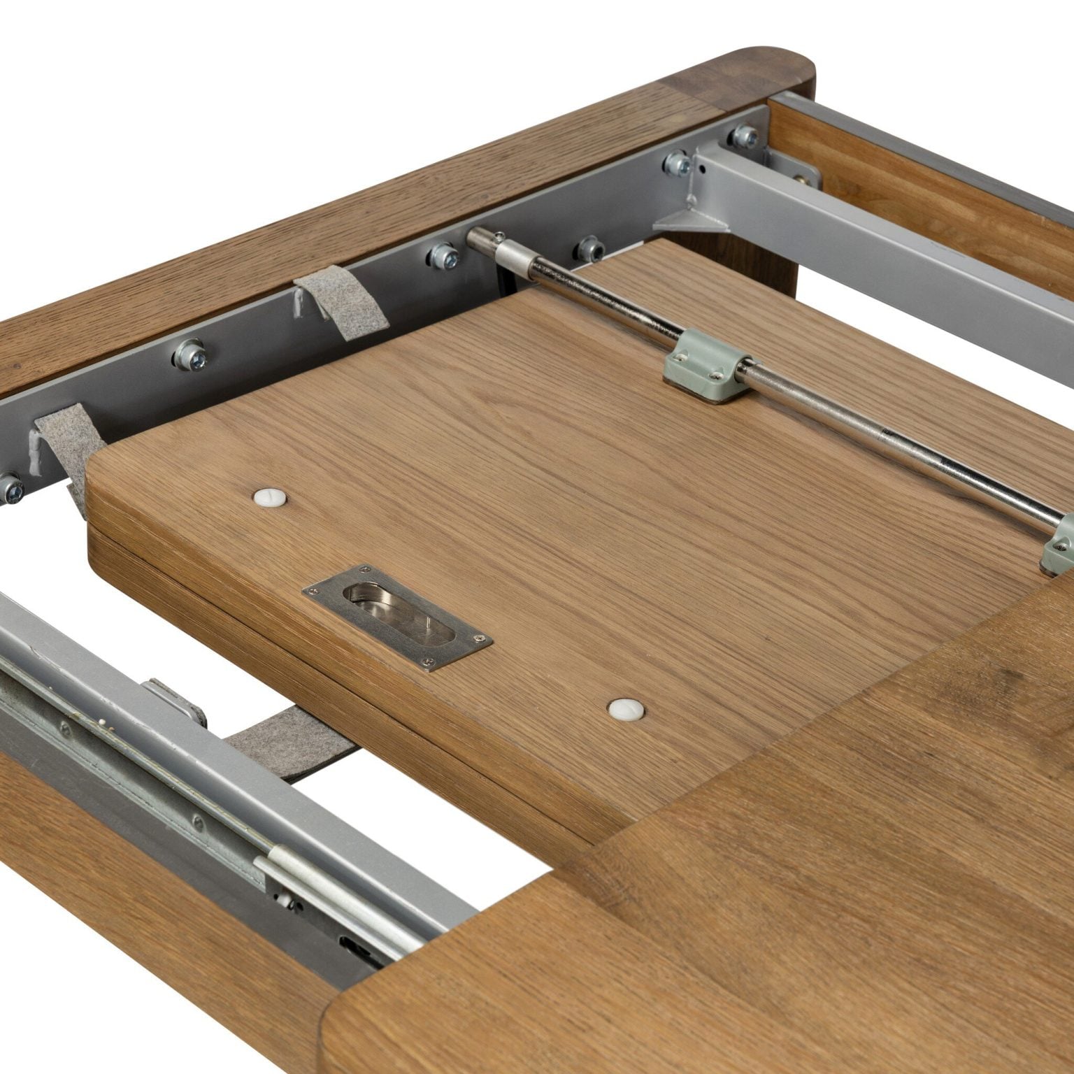 Noeline Oak Extension Dining Table Seats 8 - Image 9