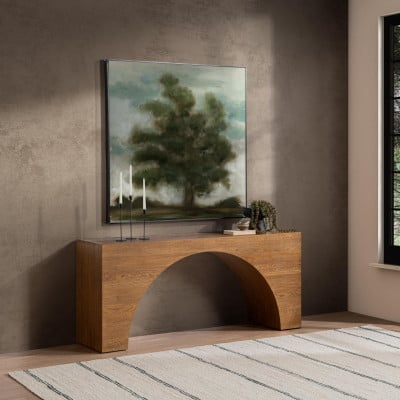 Hellen Console Table in Canyon Dusk - angle view