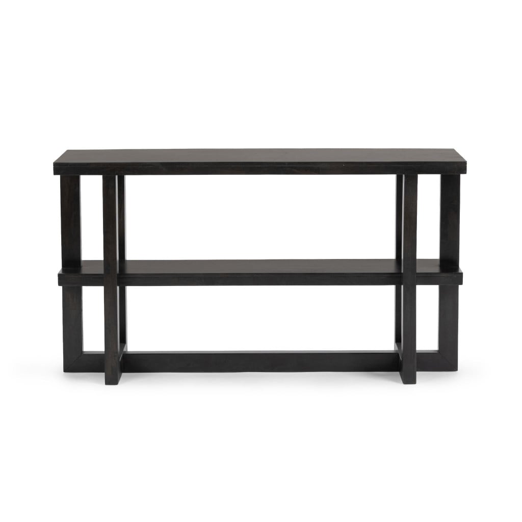 Sydney Mango Wood Console Table in Classic Espresso - primary view