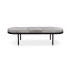 Evelyn 70-Inch Upholstered Accent Bench in Sparrow Gray - front view