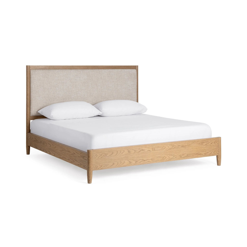 Alisen Queen Bed in Napa Grove - three-quarter view