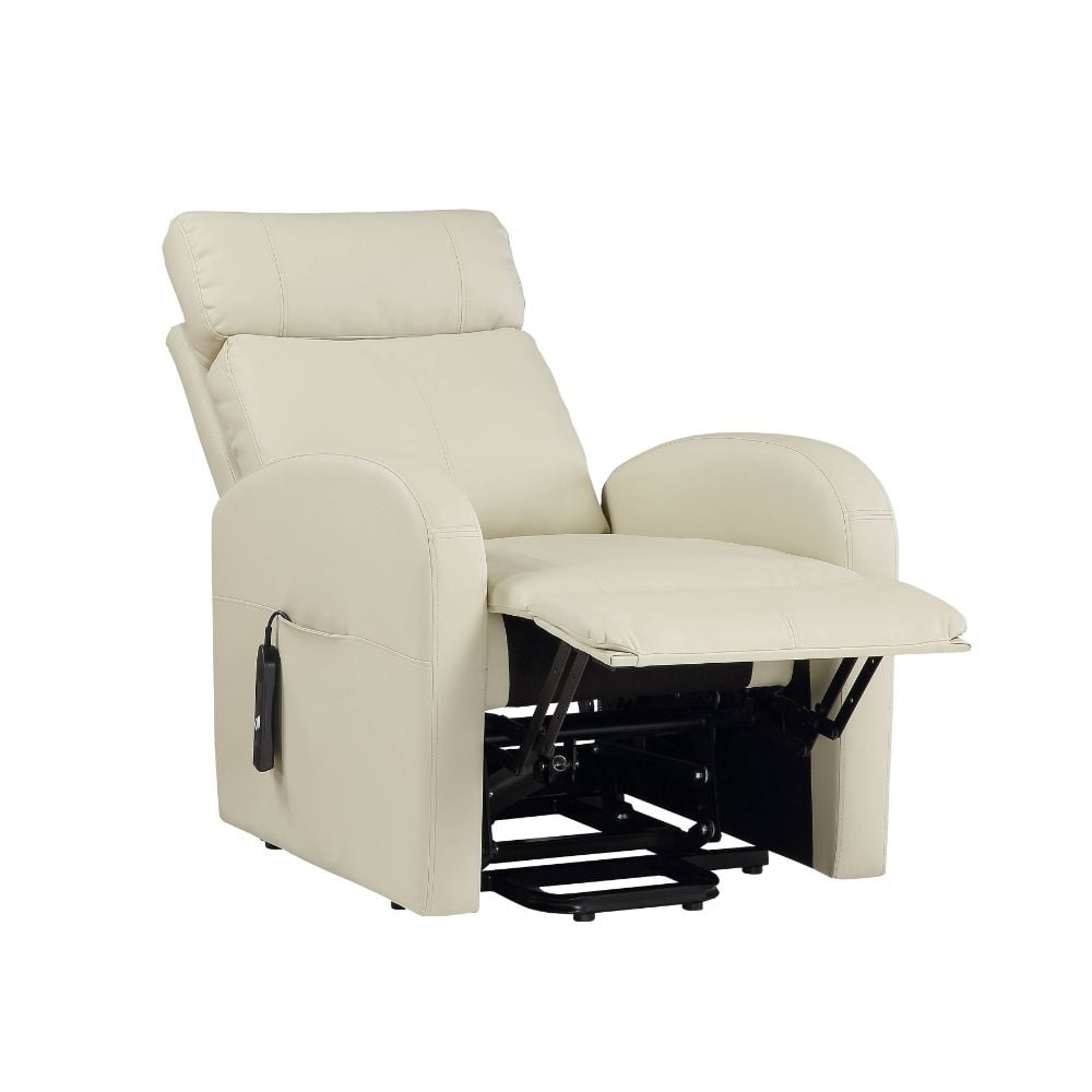Ricardo Power Lift Recliner in Beige PU - view 6
